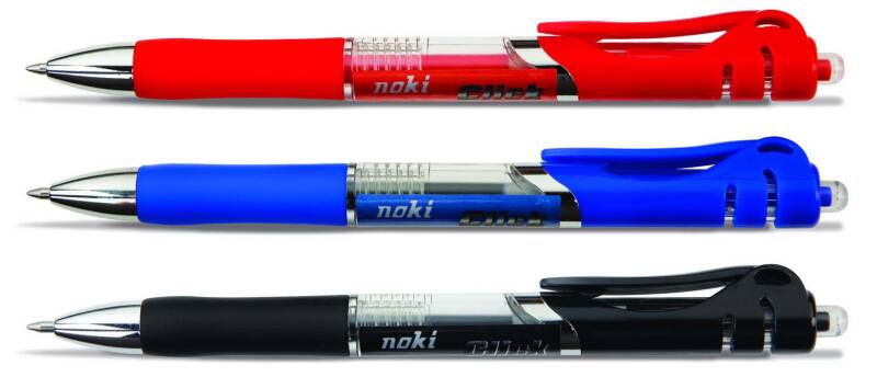 NOKİ TÜKENMEZ KALEM CLICK GEL PEN SİYAH 681 - 1