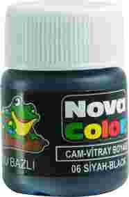 NOVA COLOR NC-154 SU BAZLI CAM BOYASI SİYAH - 1