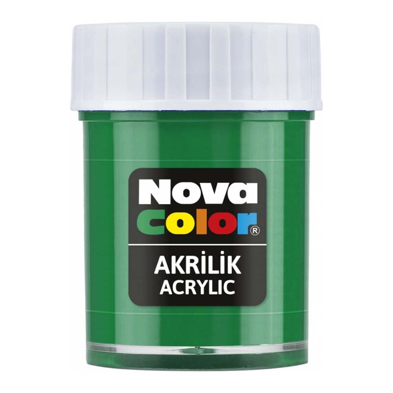 Nova Color Nc-172 Akrilik Boya Şişe Yeşil - 1