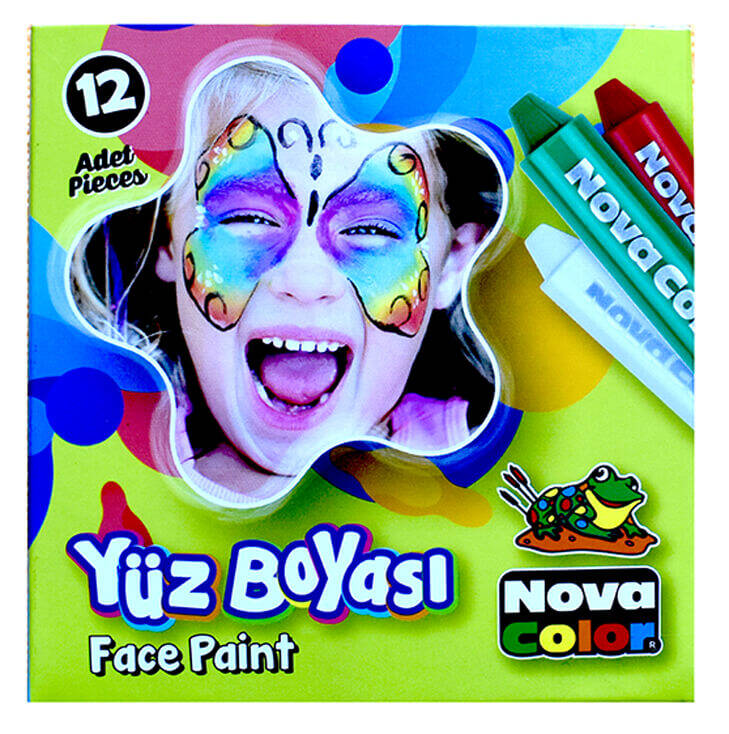 NOVA COLOR NC-218 YÜZ BOYASI YEŞİL - 1