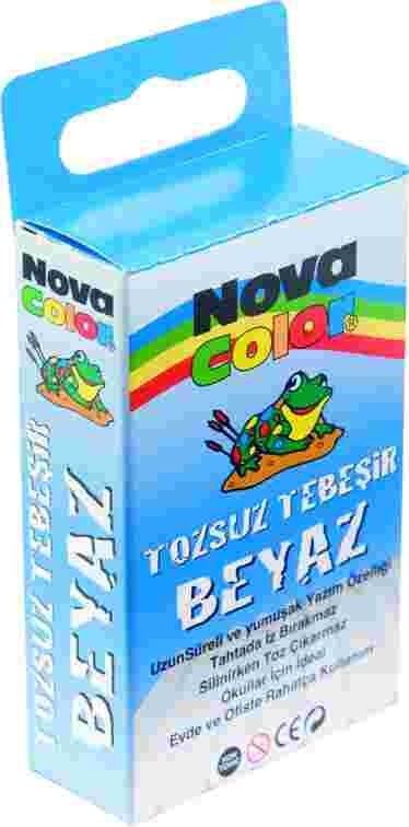 Nova Color Nc-4110 Tebeşir 10lu Beyaz - 1