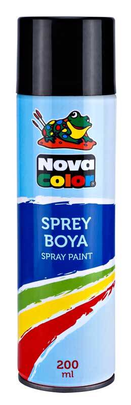 NOVA COLOR NC-805 SPREY BOYA SİYAH - 1