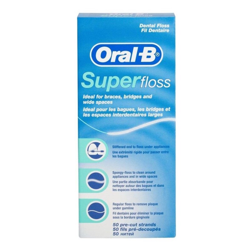 Oral-B Diş İpi Süper Floss 50 mt - 1