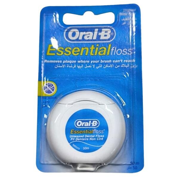 Oral-B Essential Floss Unwaxed Diş ipi 50m - 1