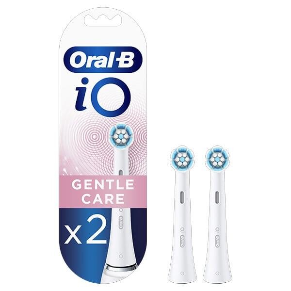 Oral-B iO Gentle Care White 2li Elektrikli Diş Fırçası Yedeği - 1