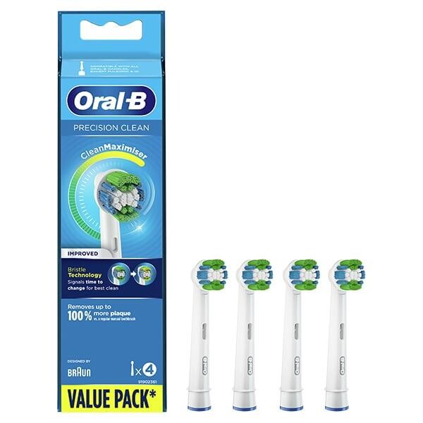 Oral-B Precision Clean CleanMaximiser 4lü Elektrikli Diş Fırçası Yedek Başlık - 1