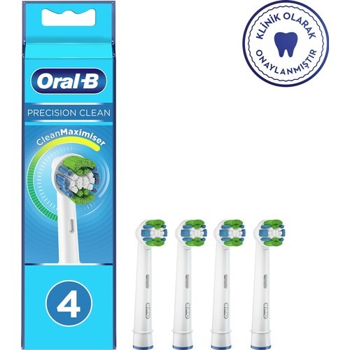 Oral-B Precision Clean CleanMaximiser 4lü Elektrikli Diş Fırçası Yedek Başlık - 1