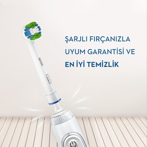 Oral-B Precision Clean CleanMaximiser 4lü Elektrikli Diş Fırçası Yedek Başlık - 4