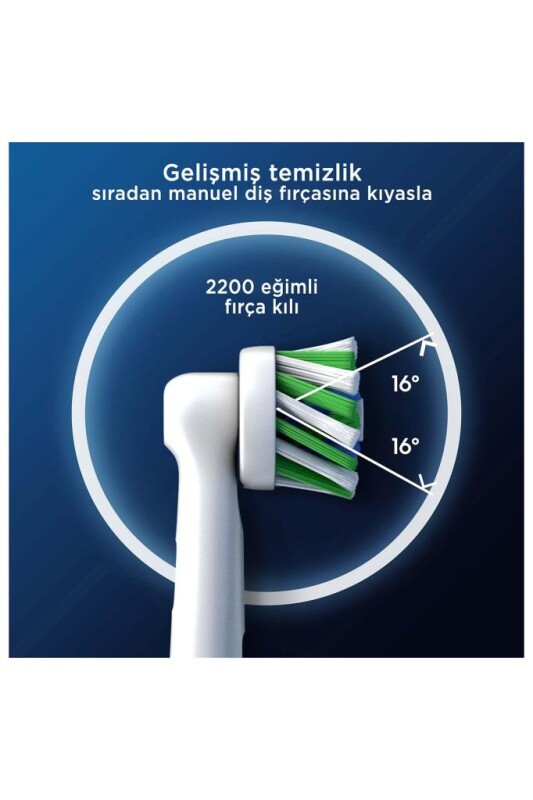 Oral-B Pro Cross Actıon X-Filament Şarjlı Diş Fırçası 2'li Yedek Başlık - 2