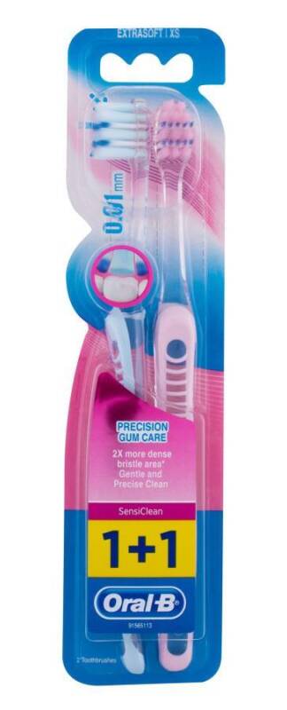 Oral-B SensiClean Precision Gum Care 1+1 Extra Soft Diş Fırçası - 1