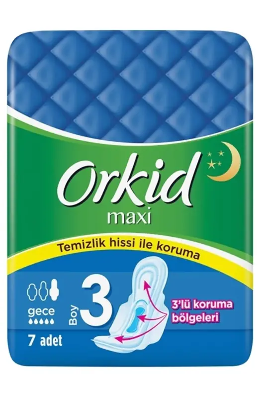 Orkid Maxi Kanatlı 7 Li Gece - 1