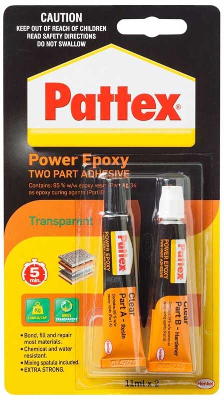 PATTEX 1990107 EPOKSİ GÜÇLÜ YAPIŞTIRICI 2X11ML - 1