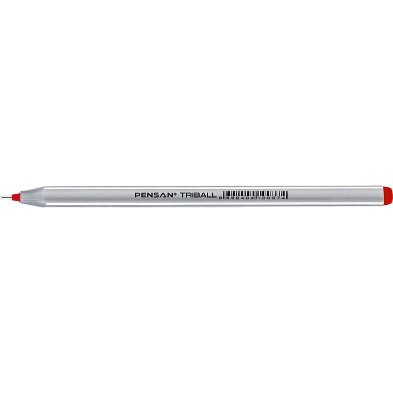 PENSAN 01003 TRİBALL TÜKENMEZ KALEM 1.0MM KIRMIZI - 1