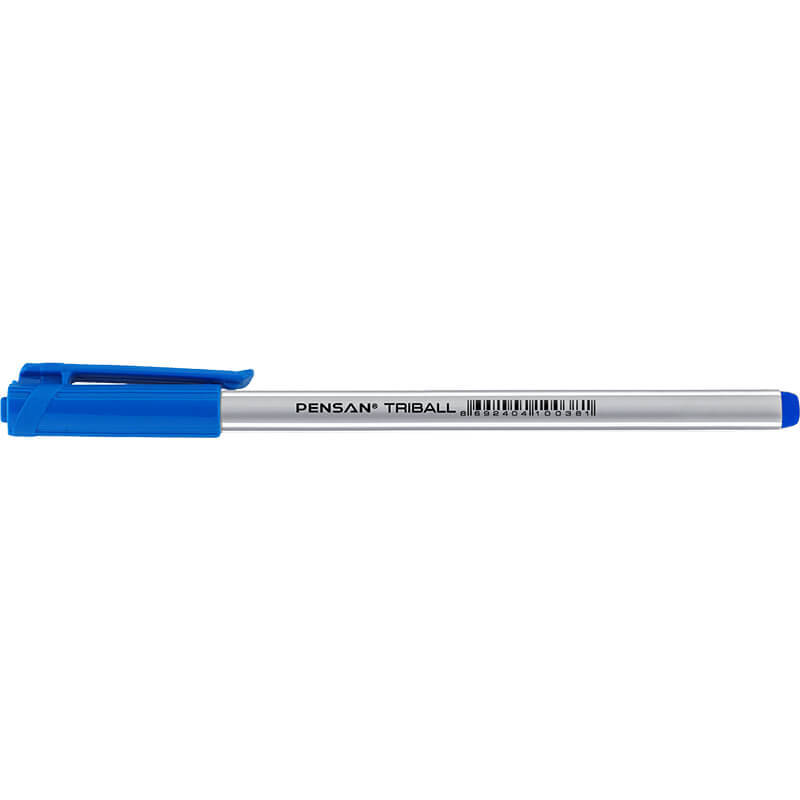 PENSAN 01003 TRİBALL TÜKENMEZ KALEM 1.0MM MAVİ - 1