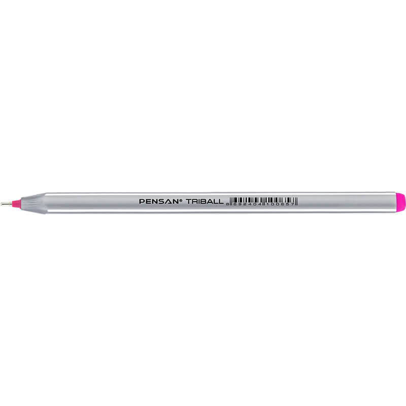 PENSAN 01003 TRİBALL TÜKENMEZ KALEM 1.0MM PEMBE - 2