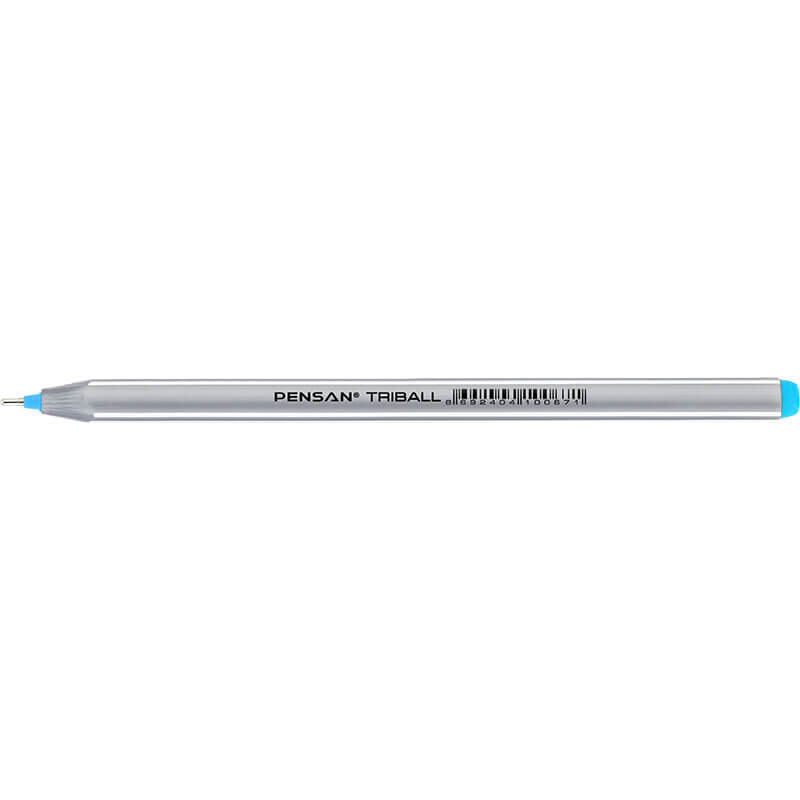 PENSAN 01003 TRİBALL TÜKENMEZ KALEM 1.0MM TURKUAZ - 1