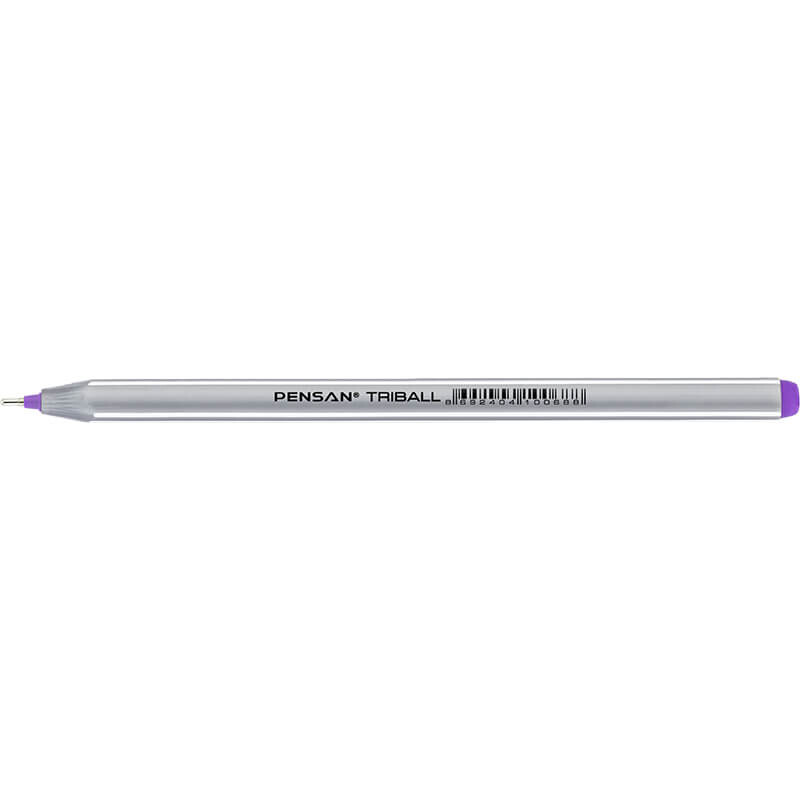 PENSAN 01003 TRİBALL TÜKENMEZ KALEM 1.0MM VİOLET - 1