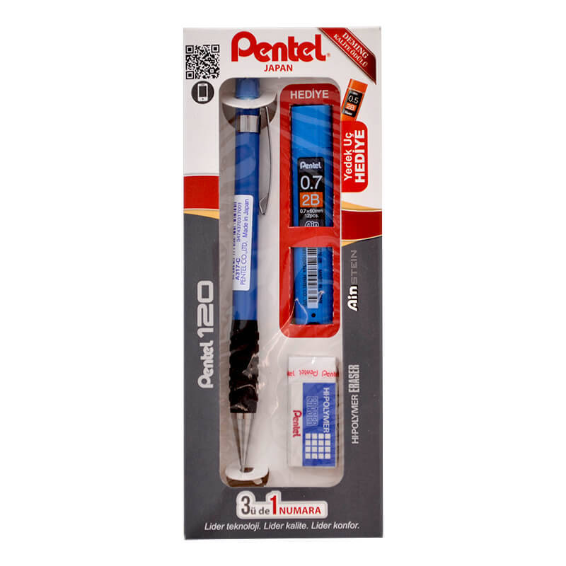 PENTEL A317-3CS 3LÜ TAKIM VERSATİL+SİLGİ+MİN - 1