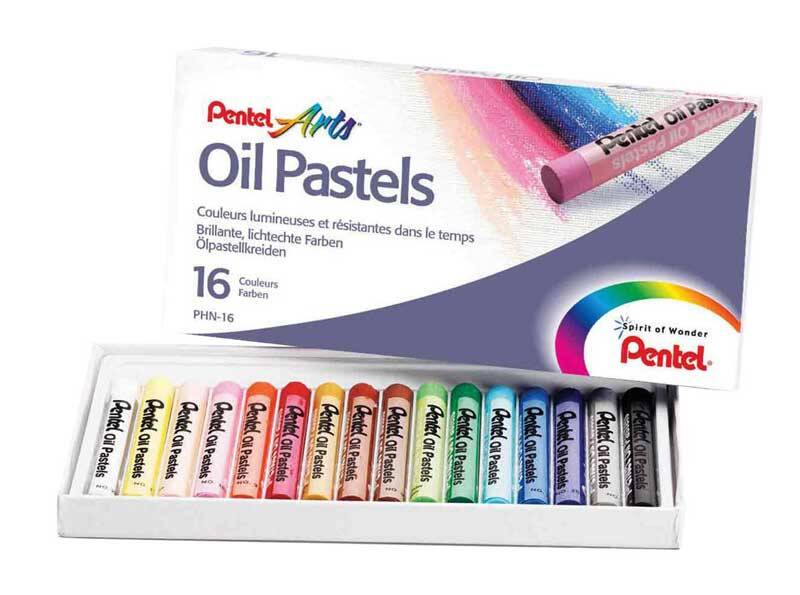 Pentel Phn16 YaĞli Pastel 16li - 1