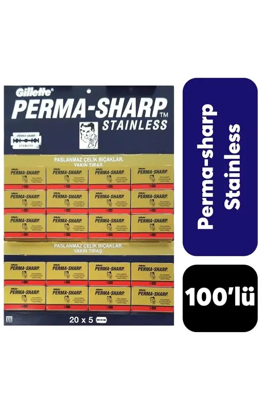 Perma sharp Kartela 100'lü Jilet - 1