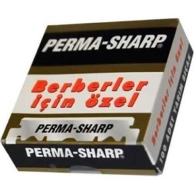 Perma-Sharp Yarım Berber Jileti 100 Adet - 1