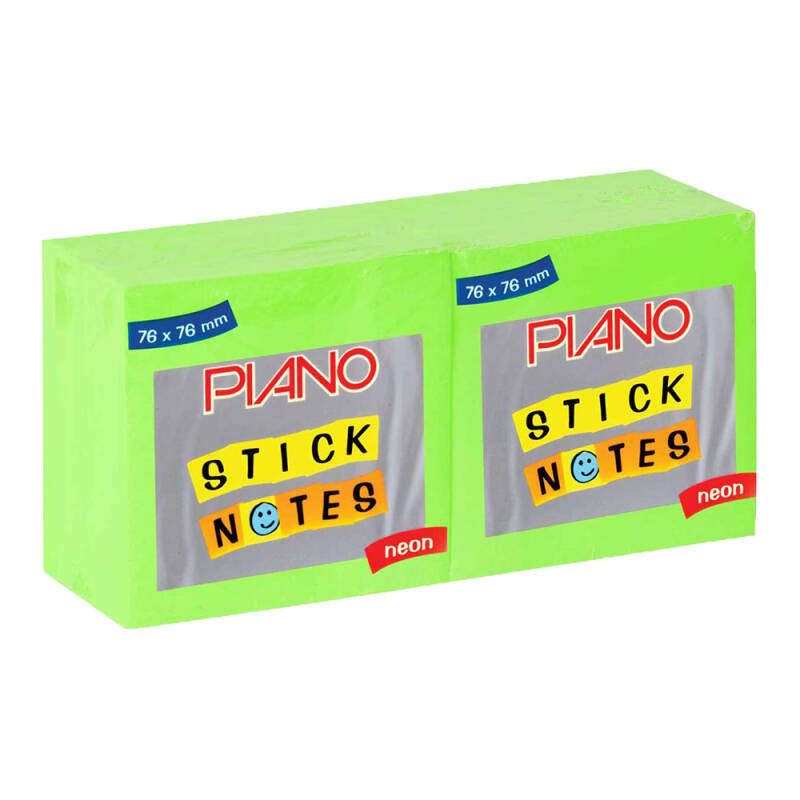 PIANO 87859 POST-IT 76X76 NEON YEŞİL - 1