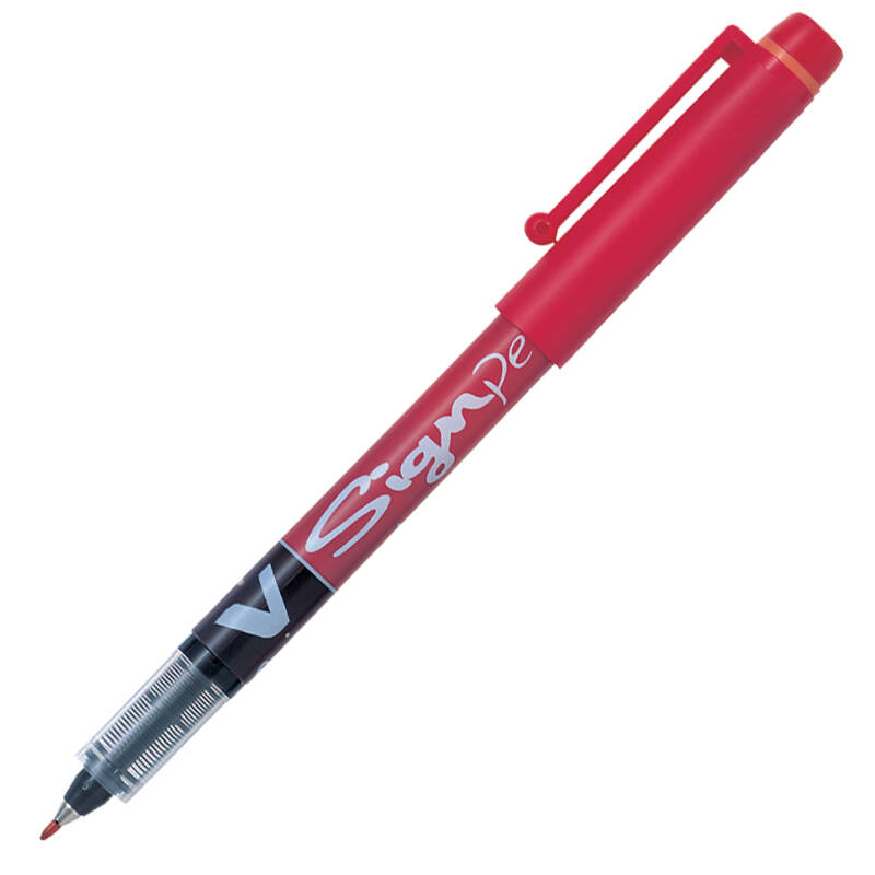 PILOT V-SIGNPEN İMZA KALEMİ KIRMIZI - 2