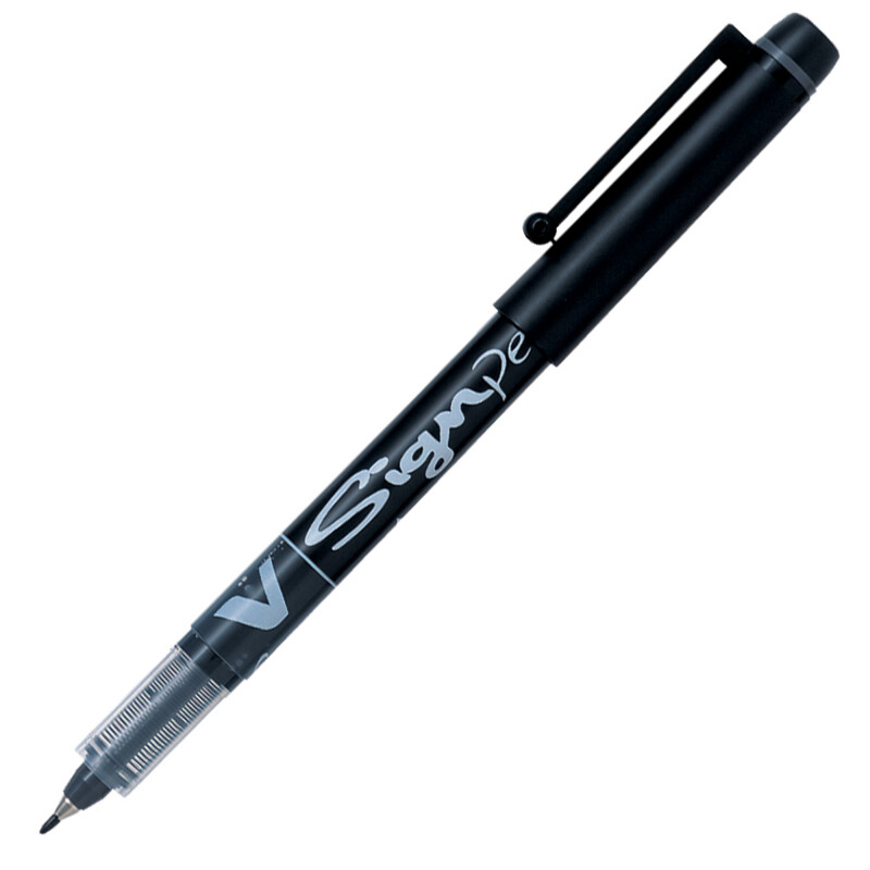 PILOT V-SIGNPEN İMZA KALEMİ SİYAH - 2