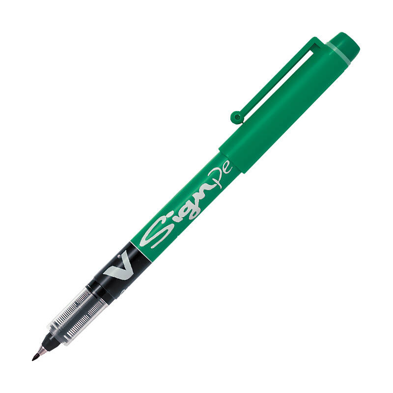 PILOT V-SIGNPEN İMZA KALEMİ YEŞİL - 1