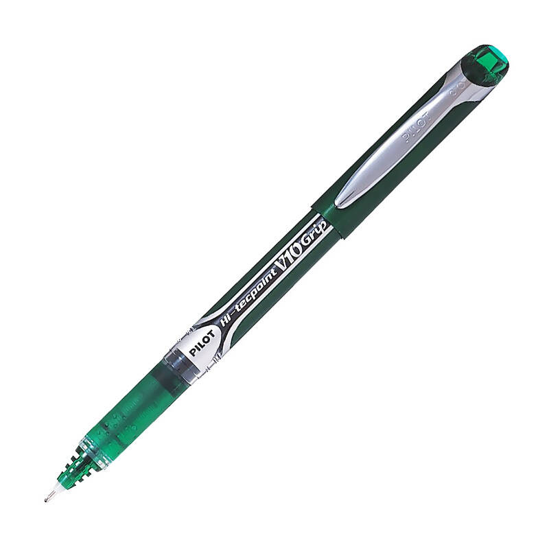 PILOT V10 GRİP ROLLER KALEM 1.0MM YEŞİL - 1