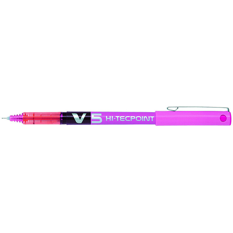 PILOT V5 İĞNE UÇ ROLLER KALEM 05MM PEMBE - 1