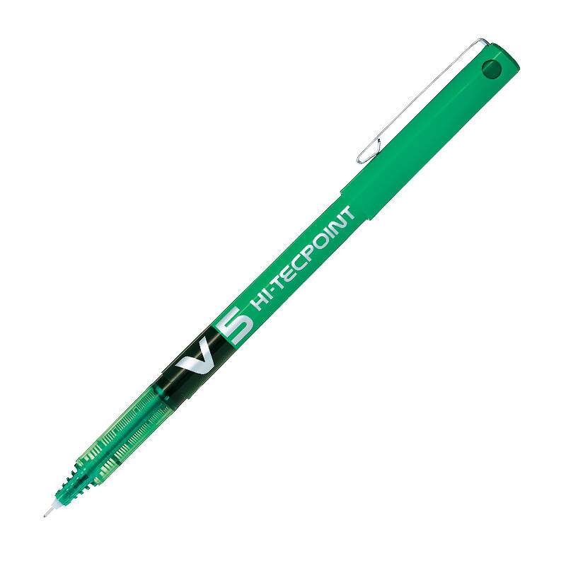 PILOT V5 İĞNE UÇ ROLLER KALEM 05MM YEŞİL - 1