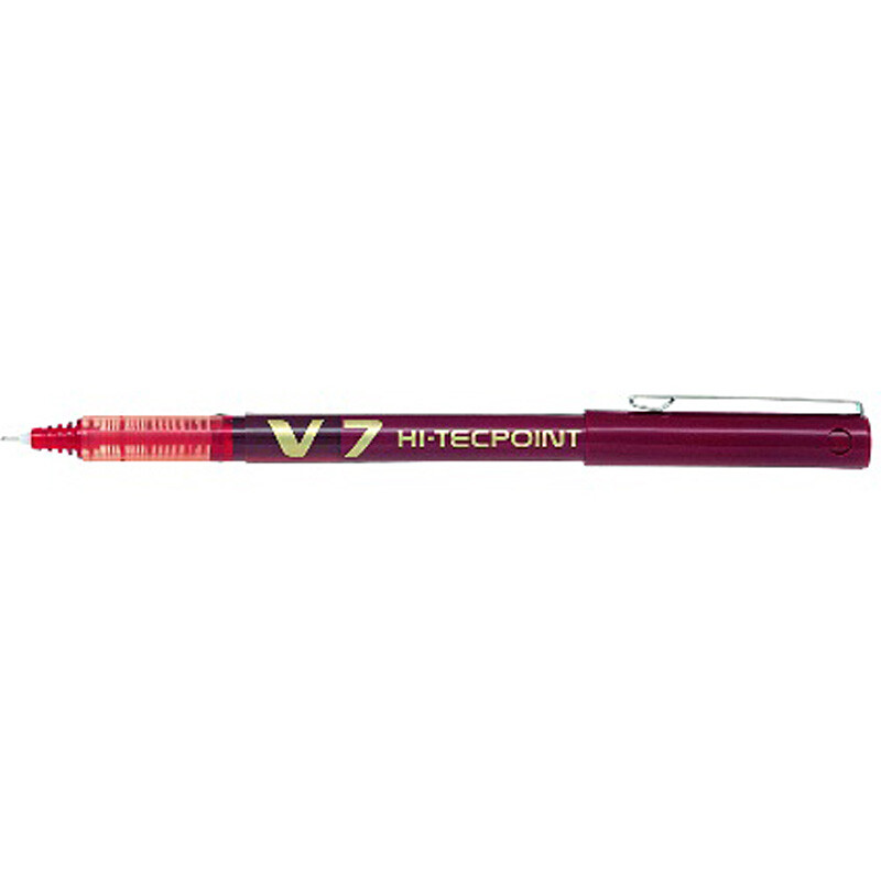 PILOT V7 İĞNE UÇ ROLLER KALEM 07MM KIRMIZI - 1