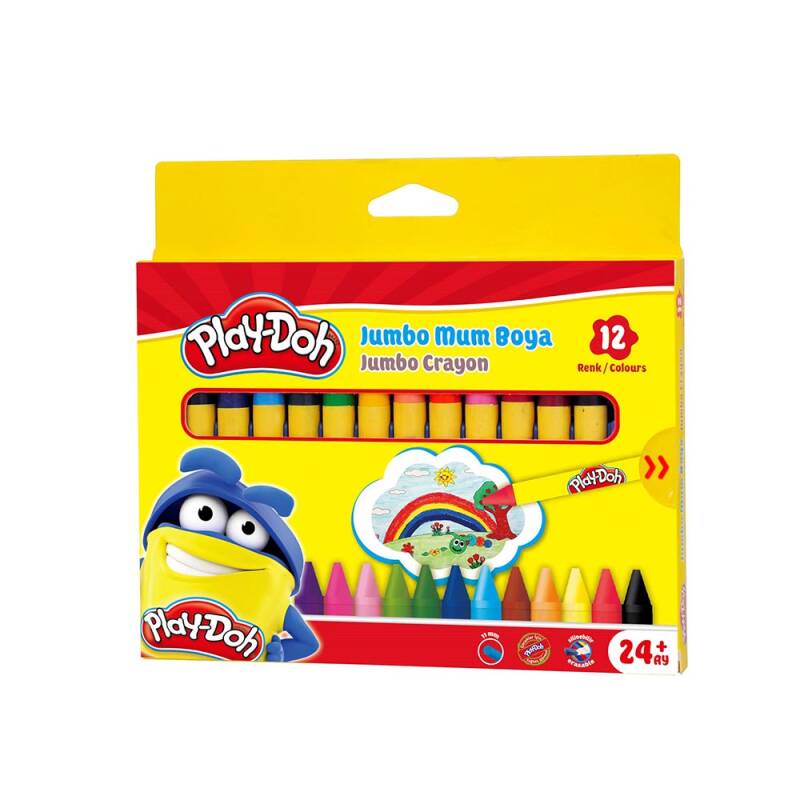 Play-doh Cr005 Mum Boya Crayon 12lİ - 1