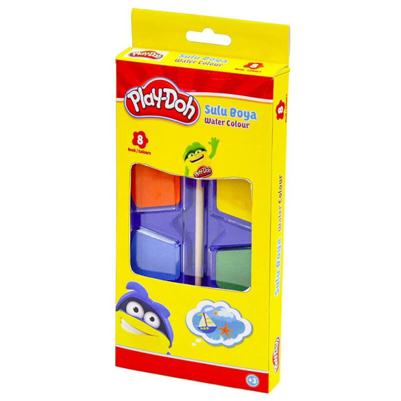 PLAY-DOH PLAY-SU008 SULUBOYA JUMBO 8 RENK 35 MM - 1