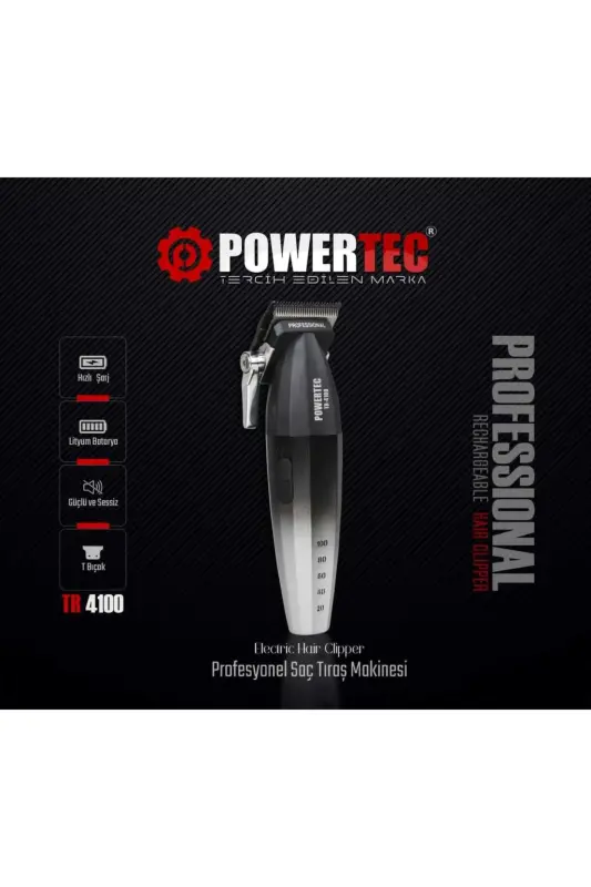 Powertec TR 4100 Profesyonel Saç Tıraş Makinesi - 1