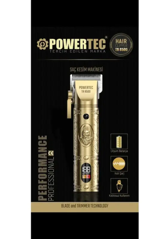 Powertec TR-8500 Saç Sakal Tıraş Makinası - 1