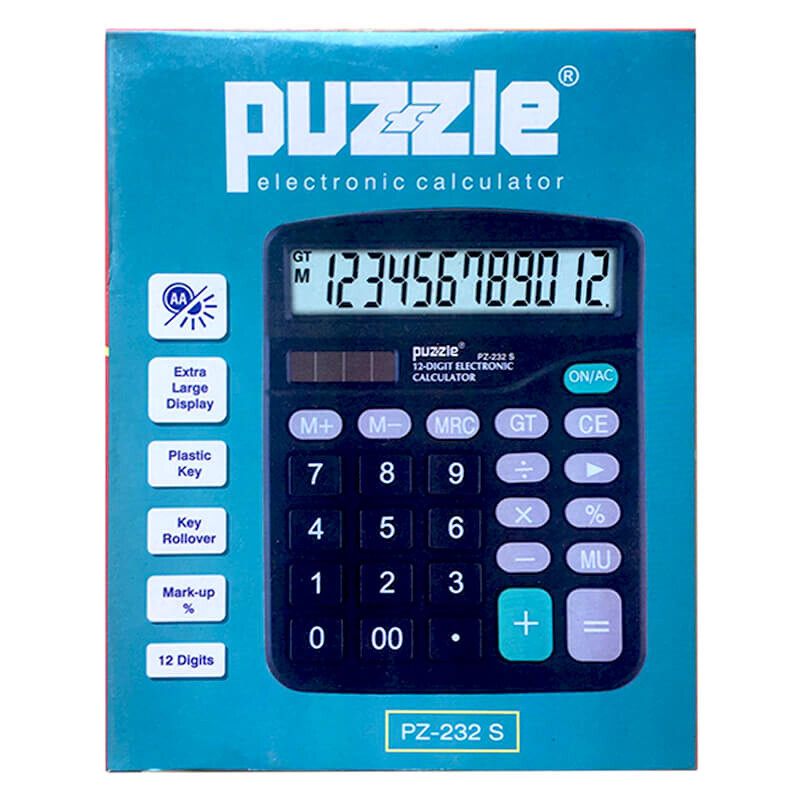 PUZZLE PZ-232 S HESAP MAKİNASI - 1