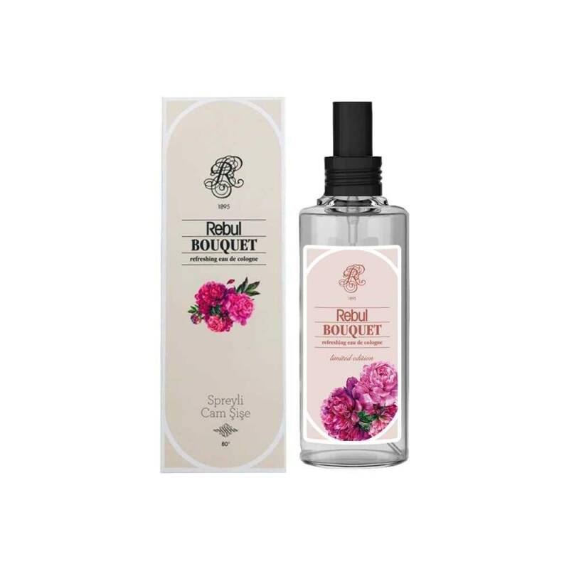 Rebul Kolonya 100 ml Bouquet Spreyli Cam Şişe - 1