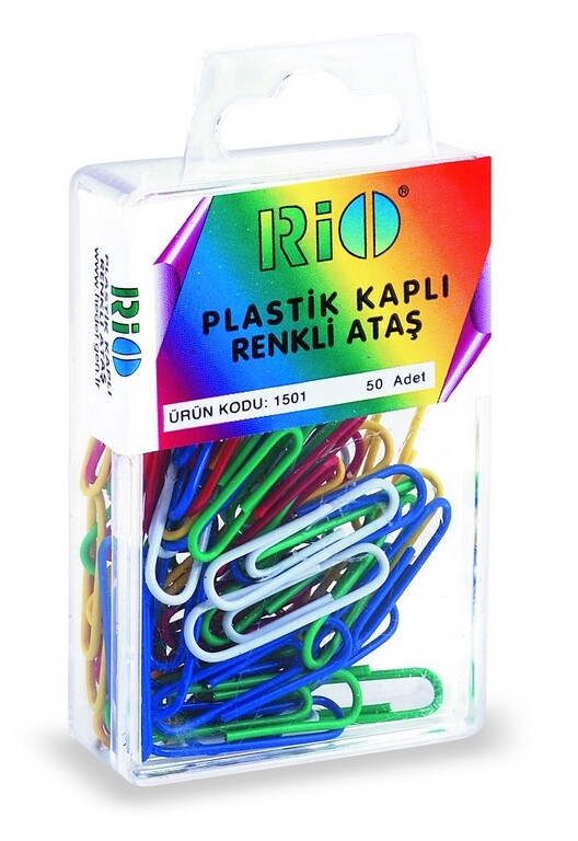 RİO 1501 RENKLİ ATAŞ PVC KAPLI 28MM - 1