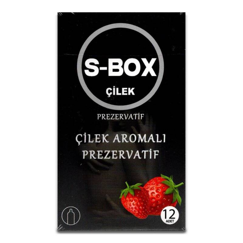 S-Box Çilek Aromalı Prezervatif 12li - 1