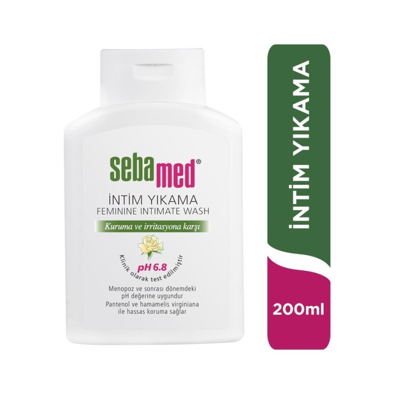 Sebamed Intim Menopoz Sonrası pH 6,8 200 ml Genital Bölge Temizleyici - 1