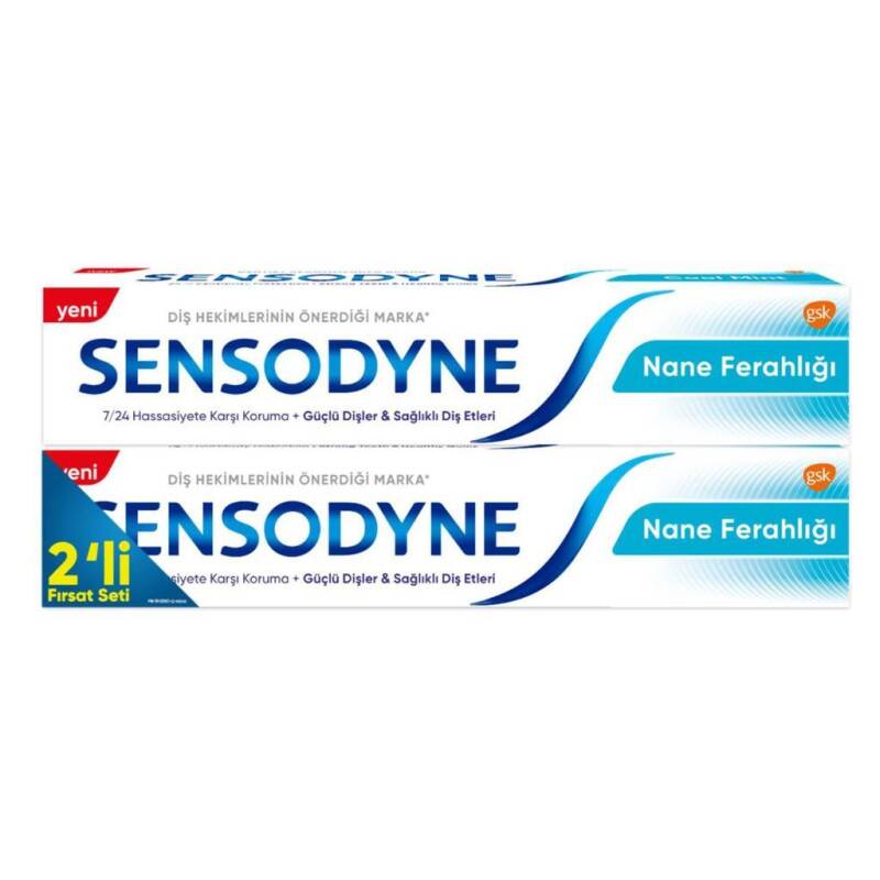 Sensodyne Nane Ferahlığı Diş Macunu 75 ml 1+1 Set - 1