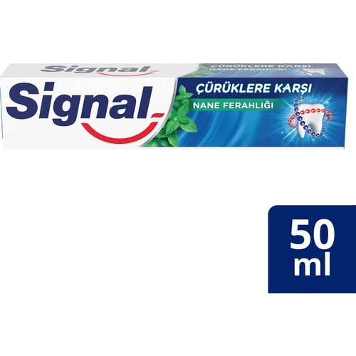 Signal Diş Macunu Çürüklere Karşı Nane Ferahlığı 50 ml - 1