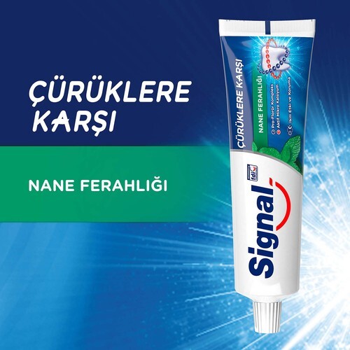 Signal Diş Macunu Çürüklere Karşı Nane Ferahlığı 50 ml - 3