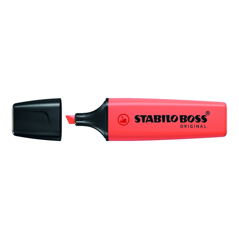 Stabilo Boss Fosforlu Kalem 70-140 Pastel Kirmizi - 1