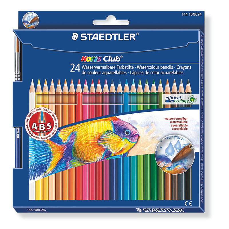 Staedtler 144-10nc24 Aquarel Kuruboya 24lÜ - 1