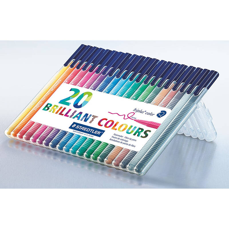 STAEDTLER 323-SB20 04 TRIPLUS COLOR KEÇELİ KLM 20 - 1