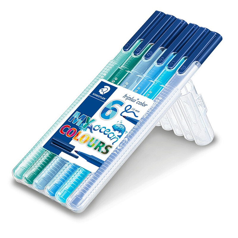 STAEDTLER 323-SB6CS5 TRIPLS CLR KEÇLİ KLM 6LI OKYA - 1