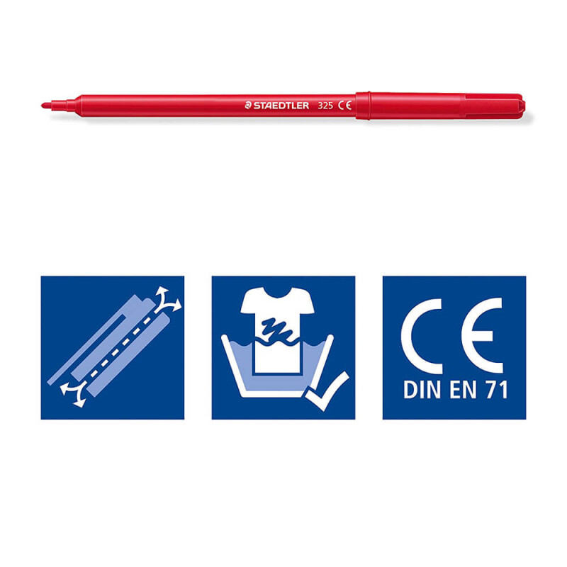 STAEDTLER 325 C24 NORIS CLUP KEÇELİ KALEM 24 lü - 4